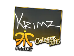 Sticker KRIMZ | Cologne 2015 - Preço e onde comprar no CS2