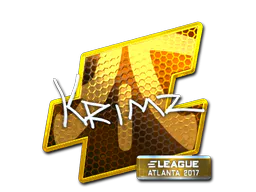 Sticker KRIMZ (Foil) | Atlanta 2017 - Preço e onde comprar no CS2