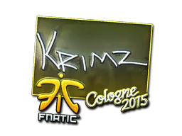 Sticker KRIMZ (Foil) | Cologne 2015 - Preço e onde comprar no CS2
