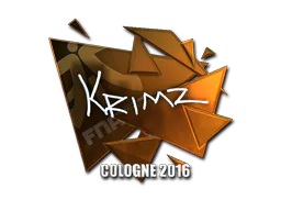 Sticker KRIMZ (Foil) | Cologne 2016 - Preço e onde comprar no CS2