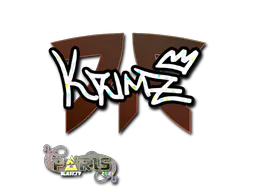 Sticker KRIMZ (Glitter) | Paris 2023 - Preço e onde comprar no CS2