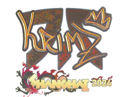 Sticker KRIMZ (Holo) | Shanghai 2024 - Preço e onde comprar no CS2