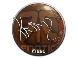 Sticker KRIMZ | Katowice 2019 - Preço e onde comprar no CS2
