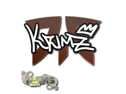 Sticker KRIMZ | Paris 2023 - Preço e onde comprar no CS2