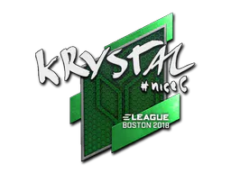 Sticker kRYSTAL | Boston 2018 - Preço e onde comprar no CS2