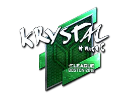Sticker kRYSTAL (Foil) | Boston 2018 - Preço e onde comprar no CS2