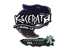 Sticker KSCERATO (Glitter) | Antwerp 2022 - Preço e onde comprar no CS2