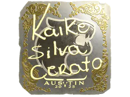 Sticker KSCERATO (Gold) | Austin 2025 - Preço e onde comprar no CS2