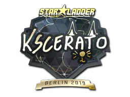 Sticker KSCERATO (Gold) | Berlin 2019 - Preço e onde comprar no CS2