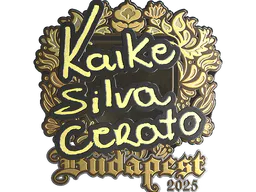 Sticker KSCERATO (Gold) | Budapest 2025 - Preço e onde comprar no CS2
