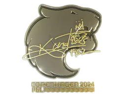 Sticker KSCERATO (Gold) | Copenhagen 2024 - Preço e onde comprar no CS2