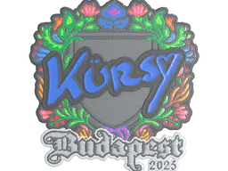 Sticker Kursy (Embroidered) | Budapest 2025 - Preço e onde comprar no CS2