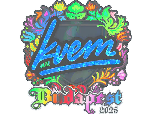 Sticker Kvem (Holo) | Budapest 2025 - Preço e onde comprar no CS2