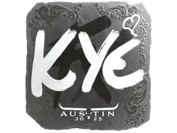 Sticker kye (Foil) | Austin 2025 - Preço e onde comprar no CS2
