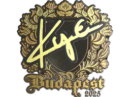 Sticker kye (Gold) | Budapest 2025 - Preço e onde comprar no CS2