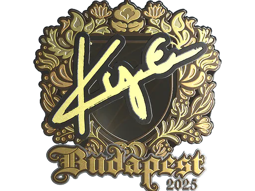 Sticker kye (Gold) | Budapest 2025 - Preço e onde comprar no CS2