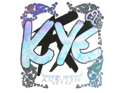 Sticker kye (Holo) | Austin 2025 - Preço e onde comprar no CS2