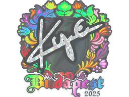 Sticker kye (Holo) | Budapest 2025 - Preço e onde comprar no CS2