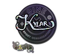 Sticker Kylar (Glitter) | Paris 2023 - Preço e onde comprar no CS2
