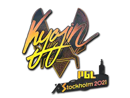 Sticker Kyojin (Holo) | Stockholm 2021 - Preço e onde comprar no CS2