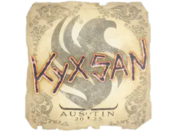 Sticker kyxsan | Austin 2025 - Preço e onde comprar no CS2