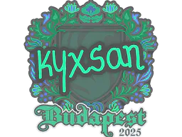 Sticker kyxsan | Budapest 2025 - Preço e onde comprar no CS2