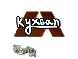 Sticker kyxsan (Glitter) | Paris 2023 - Preço e onde comprar no CS2