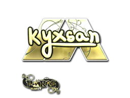 Sticker kyxsan (Gold) | Paris 2023 - Preço e onde comprar no CS2