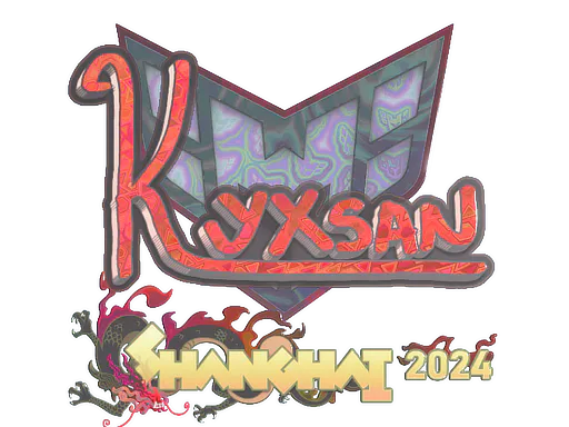 Sticker kyxsan (Holo) | Shanghai 2024 - Preço e onde comprar no CS2
