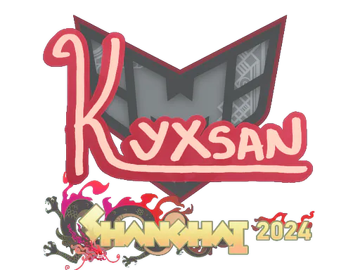 Sticker kyxsan | Shanghai 2024 - Preço e onde comprar no CS2