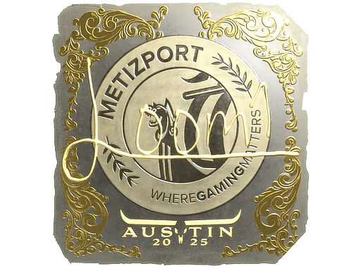 Sticker L00m1 (Gold) | Austin 2025 - Preço e onde comprar no CS2