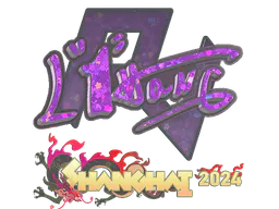 Sticker L1haNg (Glitter) | Shanghai 2024 - Preço e onde comprar no CS2