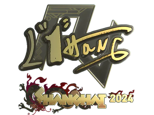 Sticker L1haNg (Gold) | Shanghai 2024 - Preço e onde comprar no CS2