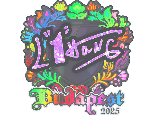Sticker L1haNg (Holo) | Budapest 2025 - Preço e onde comprar no CS2