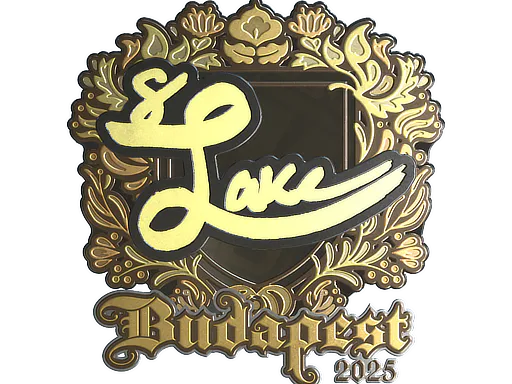 Sticker Lake (Gold) | Budapest 2025 - Preço e onde comprar no CS2