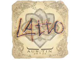 Sticker latto | Austin 2025 - Preço e onde comprar no CS2