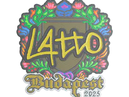 Sticker latto (Embroidered) | Budapest 2025 - Preço e onde comprar no CS2