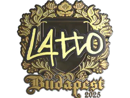 Sticker latto (Gold) | Budapest 2025 - Preço e onde comprar no CS2