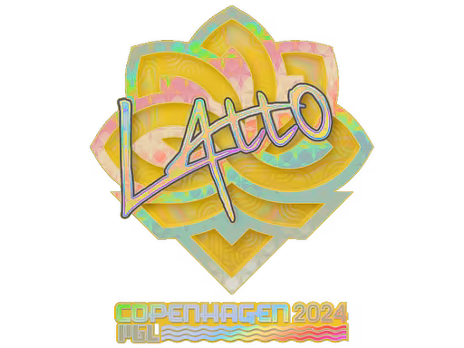 Sticker latto (Holo) | Copenhagen 2024 - Preço e onde comprar no CS2