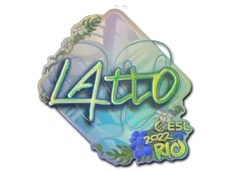 Sticker latto (Holo) | Rio 2022 - Preço e onde comprar no CS2