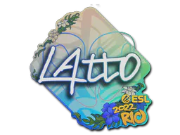 Sticker latto | Rio 2022 - Preço e onde comprar no CS2