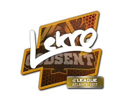 Sticker Lekr0 | Atlanta 2017 - Preço e onde comprar no CS2