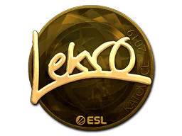 Sticker Lekr0 (Gold) | Katowice 2019 - Preço e onde comprar no CS2