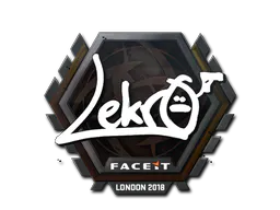 Sticker Lekr0 | London 2018 - Preço e onde comprar no CS2
