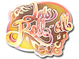Sticker Let's Roll-oll (Holo) - Preço e onde comprar no CS2
