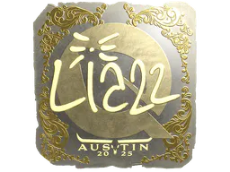 Sticker Liazz (Gold) | Austin 2025 - Preço e onde comprar no CS2
