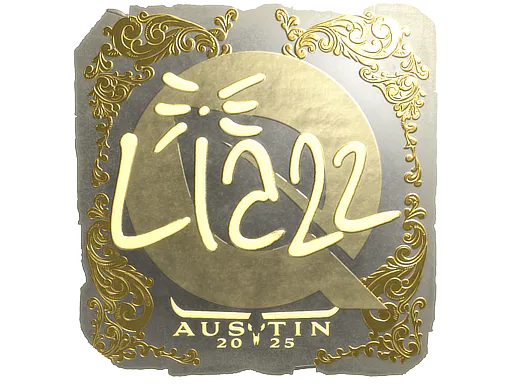 Sticker Liazz (Gold) | Austin 2025 - Preço e onde comprar no CS2