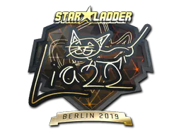 Sticker Liazz (Gold) | Berlin 2019 - Preço e onde comprar no CS2