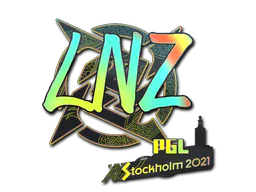 Sticker LNZ (Holo) | Stockholm 2021 - Preço e onde comprar no CS2