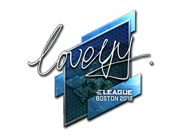 Sticker LoveYY (Foil) | Boston 2018 - Preço e onde comprar no CS2
